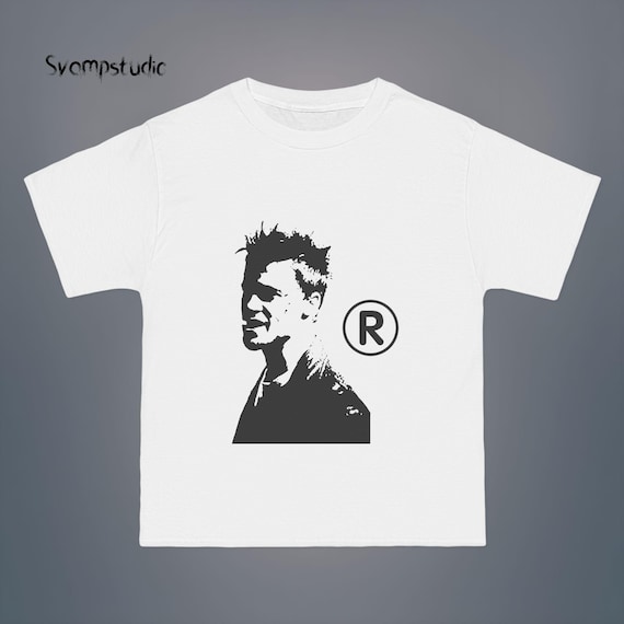 Tyler Durden Fight Club Tee - Vintage Style Brad Pitt Graphic