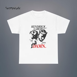 Kendrick Lamar Tee, Vintage 90s T-shirt, Unisex Cotton Shirt, DAMN Merch, Music Lover Gift