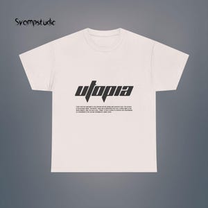 Travis Scott Utopia T-shirt - Travis Scott Merch - Hip Hop Tshirt - Streetwear - Travis Scott Circus Maximus Tee - Cactus Jack Shirt