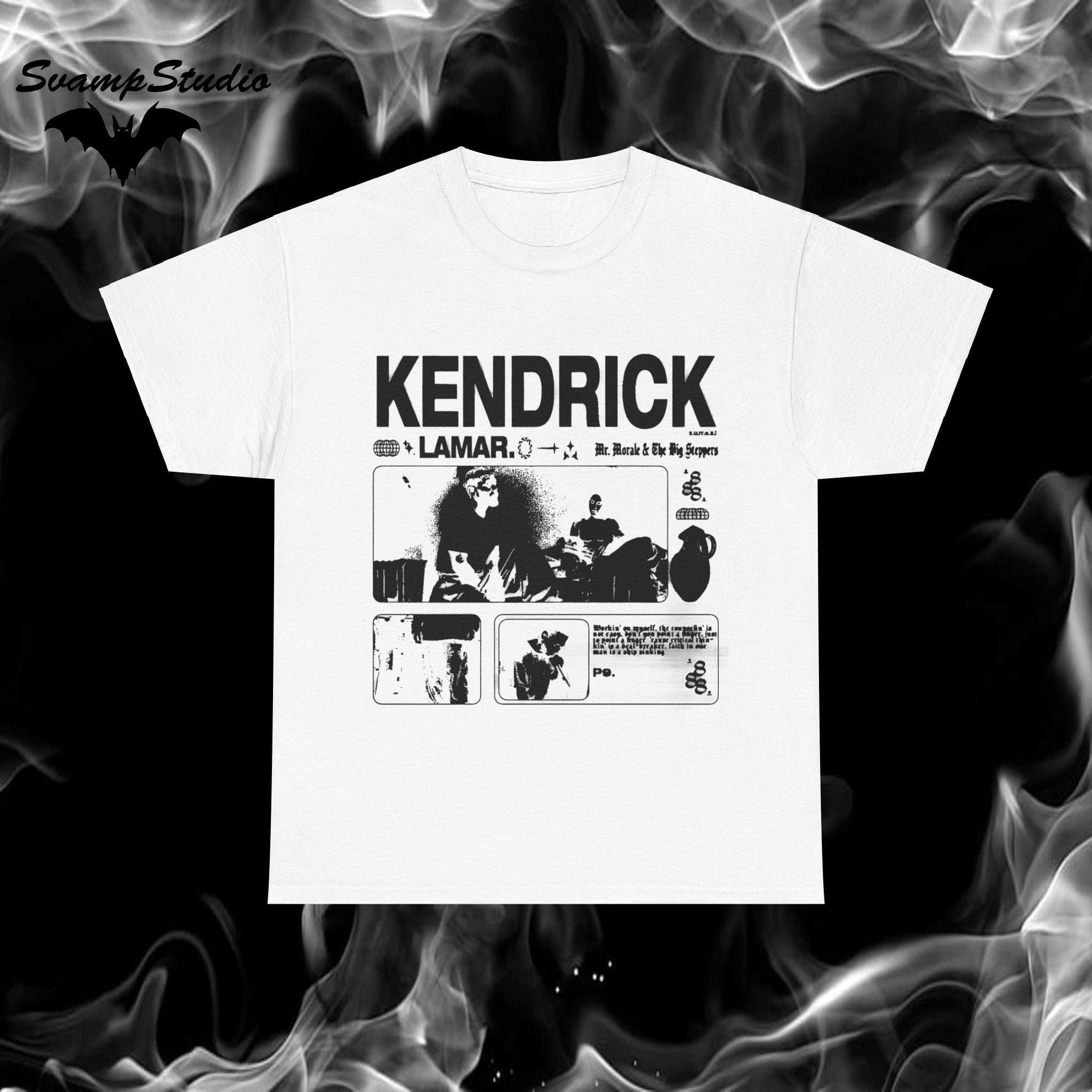 Kendrick Lamar Tshirt Streetwear Graphic Tee Kendrick Lamar Merch Damn ...