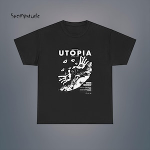 Travis Scott Utopia Tshirt - Unisex Heavy Cotton Tee, Utopia Merch, Travis Scott Tee, Cactus Jack, Astroworld, Streetwear