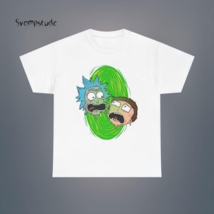Rick and Morty Shirt - Cartoon Shirt - Kids Gift - Rick Morty Merchandise - Rick and Morty svg - Fun Cartoon Shirt - Gift for Rick Morty Fan