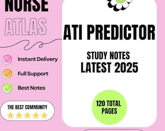 ATI Predictor Study Notes Updated 2025