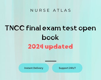 Libro abierto de prueba de examen final TNCC 2024 actualizado
