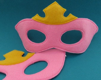 Princess Mask - Girls Superhero Mask - Fairytale Dress Up - Masquerade - Party Mask - Princess Cosplay