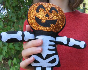skeleton stuffed toy