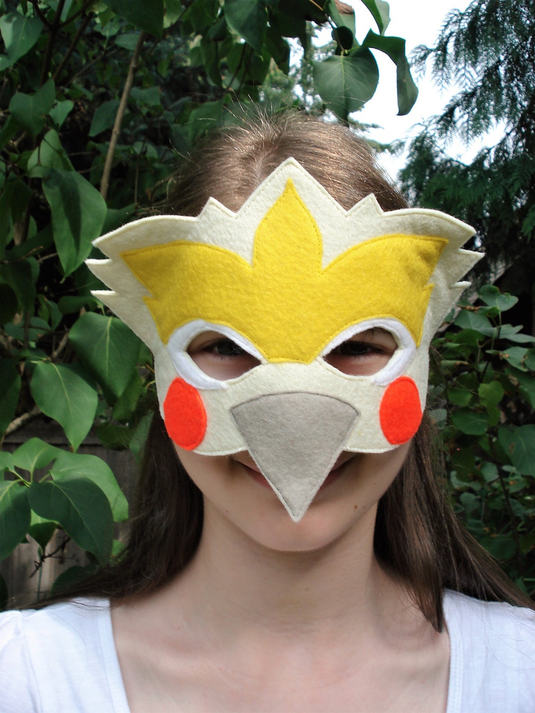 Cockatiel Mask Bird Mask Cockatiel Costume Parrot Mask Halloween