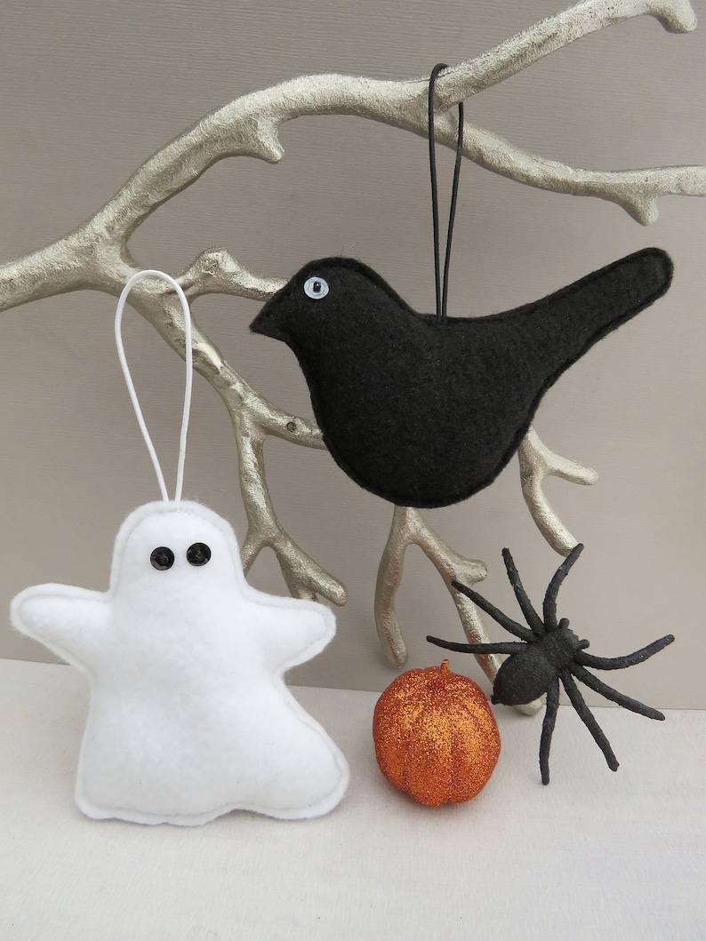Hanging Decoration Home Decor Crow Ornament Black Bird Ornament Crow Decoration Halloween Ornament