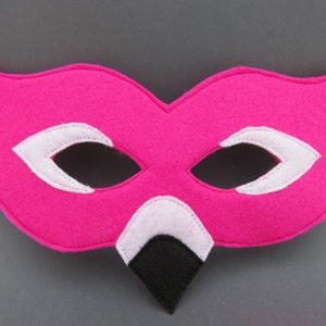 Felt Flamingo Mask Bird Mask Masquerade Carnival Mardi Gras Costume Halloween Kids Dress Up image 4