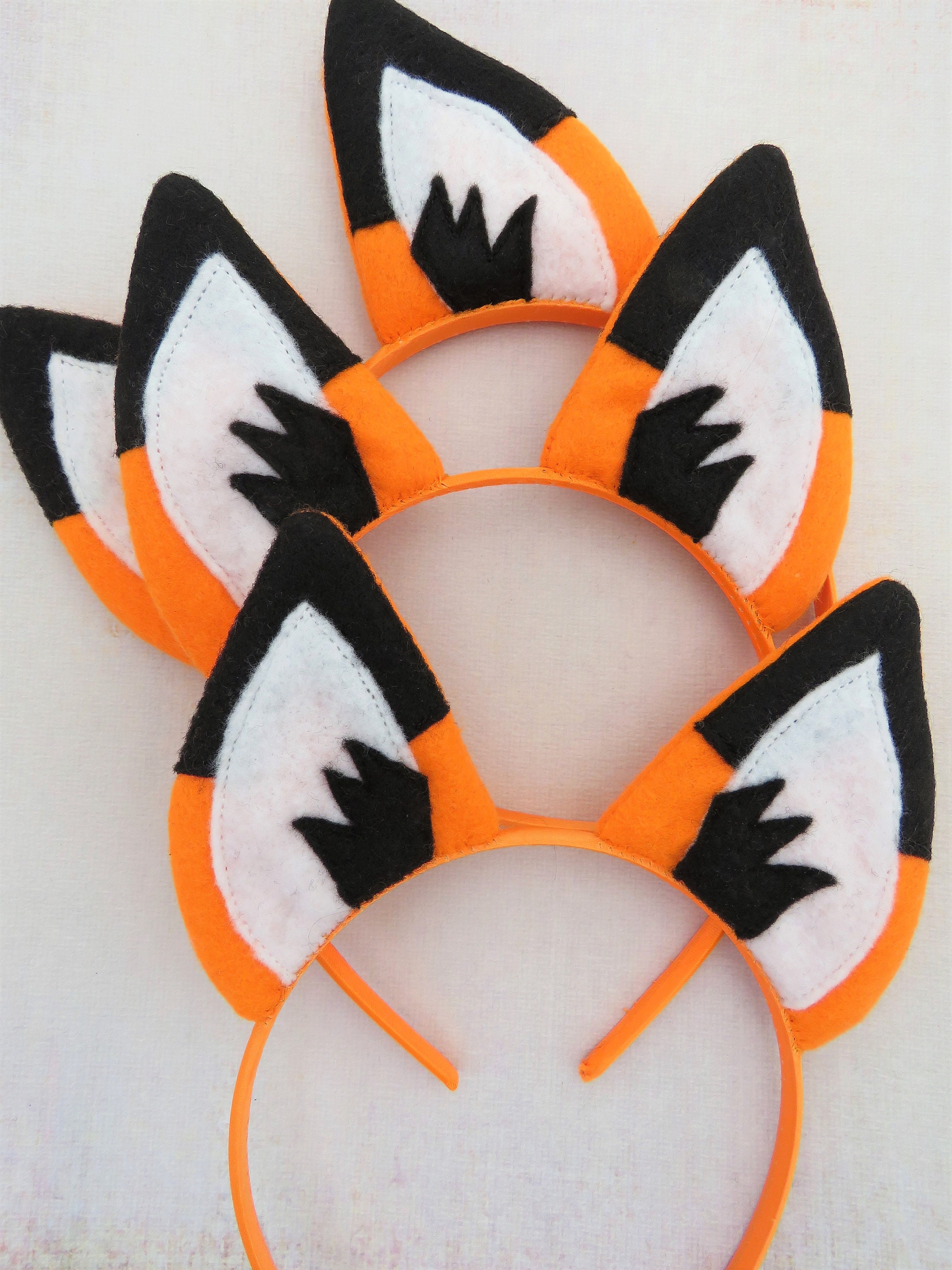 Fox Ears - Fox Headband - Animal Ears - Fox Costume Accessory - Orange ...