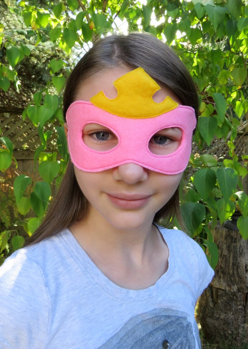Princess Mask Girls Superhero Mask Fairytale Dress Up Etsy