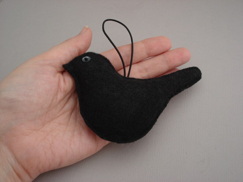 Hanging Decoration Home Decor Crow Ornament Black Bird Ornament Crow Decoration Halloween Ornament