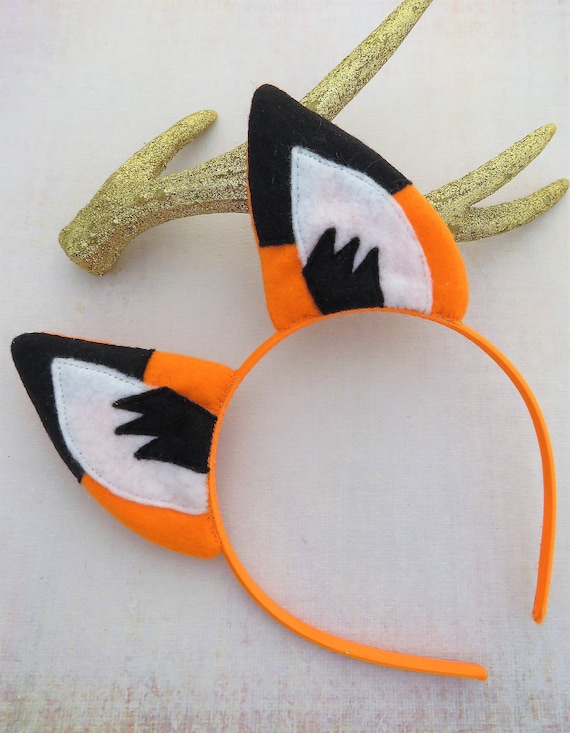 Diadema De Orejas De Zorro Marrón Realista | Piel Sintética Suave | Antideslizante Y Ajustable | Ideal Para Halloween, Carnaval Y Cosplay