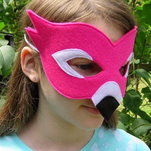 Felt Flamingo Mask Bird Mask Masquerade Carnival Mardi Gras Costume Halloween Kids Dress Up image 2