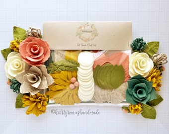 Felt Flower Craft Kit | Succulent Rose