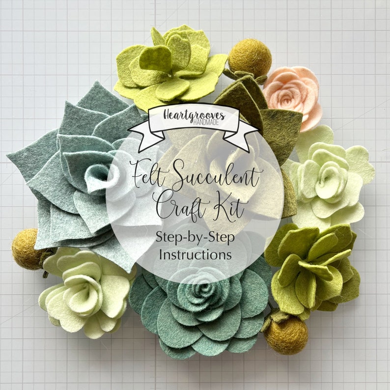 Felt Succulent Craft Kit image 7