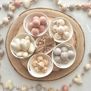 Garland Craft Kit with Wool Felt Hearts | So Sweet