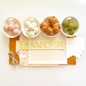 Felt Banner Garland Craft Kit Thankful image 1