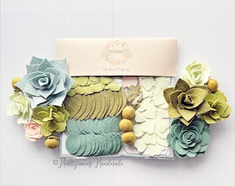 Felt Succulent Craft Kit