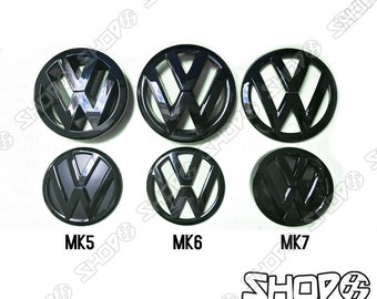 Volkswagen Golf Gloss Black MK5/MK6/MK7 Badges/Emblems