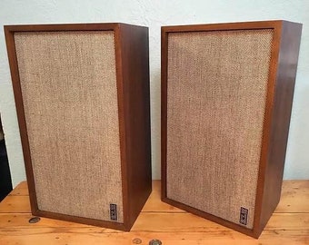 Paar Vintage KLH Modell 22A Regallautsprecher – toller Klang. Perfekte Größe.