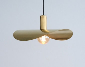 Modern Scandinavian Style Ceiling Mount Brass Small Pendant Lighting Lamp Shade with E26/27 Base