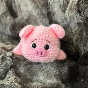 Pig crochet gift birthday present amigurumi anniversary piggy gift crochet
