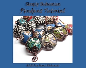 Simply Bohemian Wirewrapped Pendant Tutorial