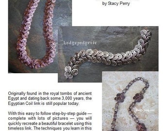 Egyptian Coil Bracelet Tutorial