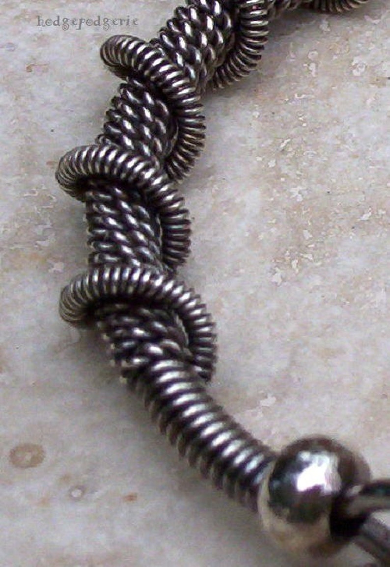 Twisted and Coiled Wire Bangle Tutorial Etsy