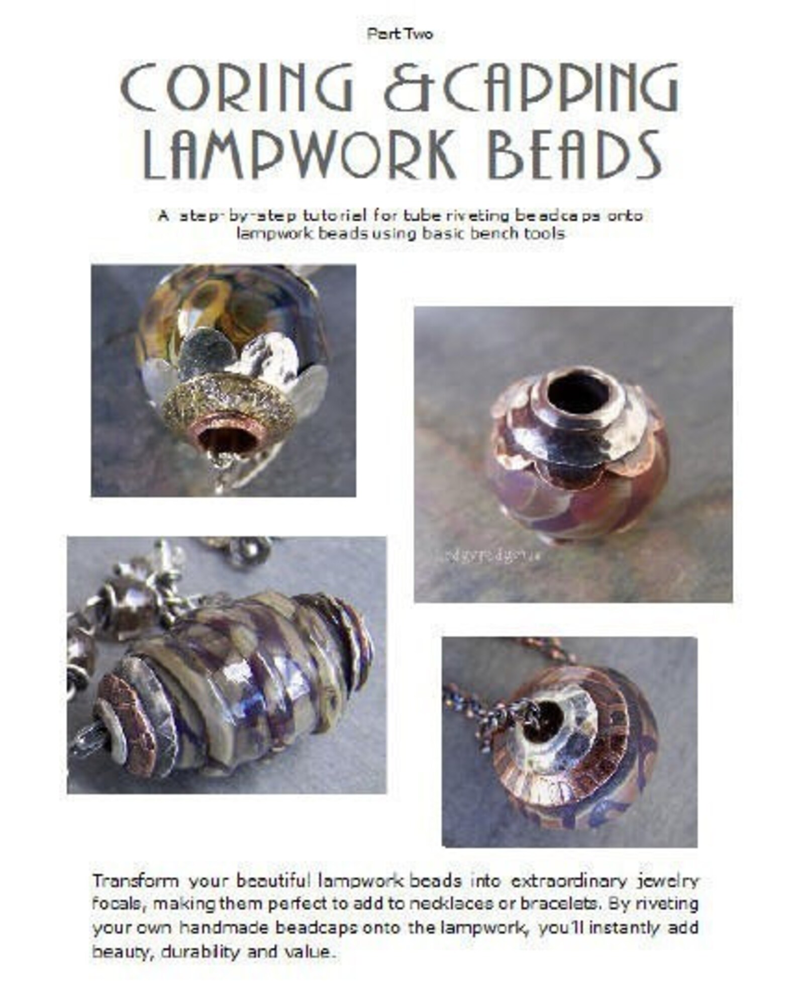 Bead Caps Tutorial Learn to Create Beautiful Caps and Rivet Them to