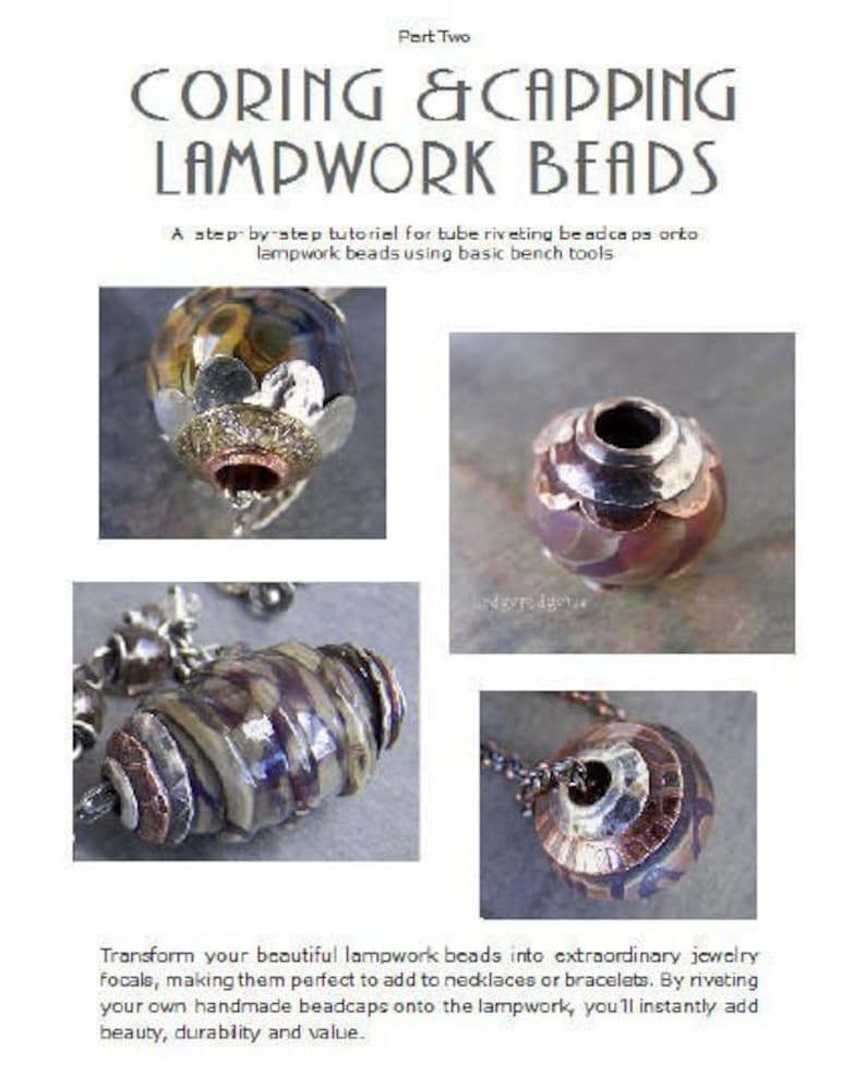 Bead Caps Tutorial - Learn to Create Beautiful Caps and Rivet Them to ...