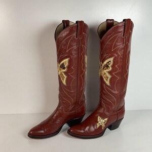 Tony Lama Buckaroo Men\'s 11D Western Cowboy Boots Brown Leather Made in USA Tony lama buckaroo cowboy - Gem main image 2