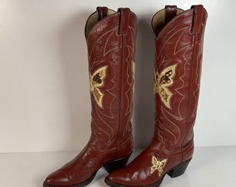 Justin Full Quill Ostrich Quill Roper Boots | Tekno Crepe  display picture 3