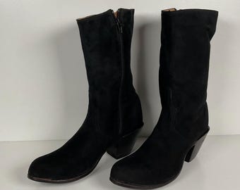 Lucchese Classics Handmade | Prototype Sock Booties | Nubuck Suede | Women’s 8 B