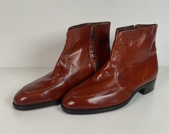 Vintage'owe buty Florsheim Beetle | Chelsea | Lata 70. | Męskie 8,5 EEE