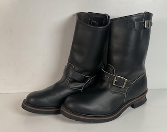 Vintage Stahlkappen Engineer Stiefel | Hergestellt in den USA | Herren 11 D