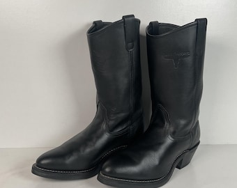 Mason Western Tan Leather Work Boots Size 9.5D - Etsy