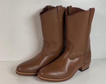 Vintage Double H Ranchwell Wellington Boots | USA Made | Pull On | 12 D