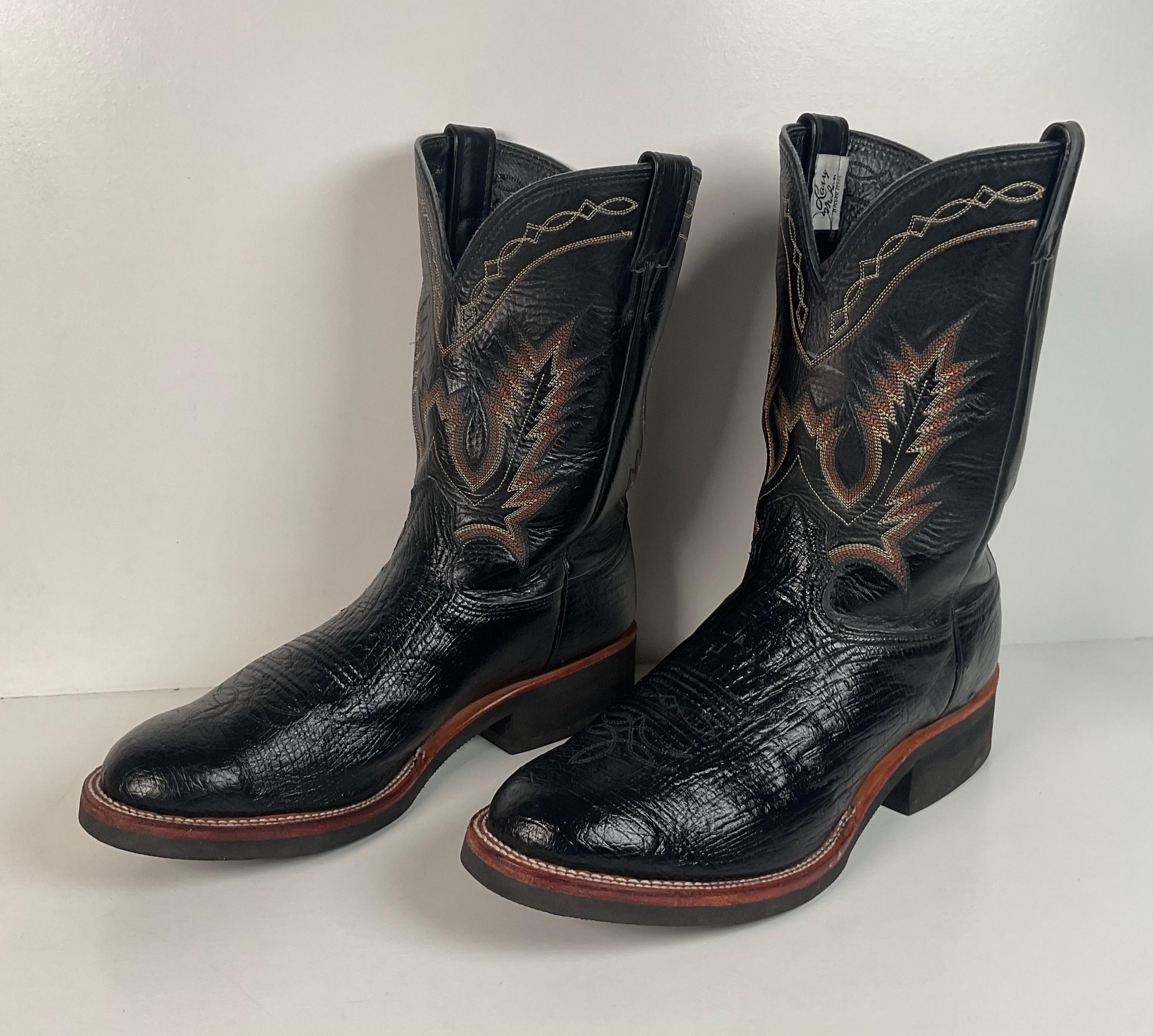 Vintage Larry Mahan Boots - Etsy