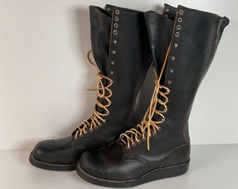 Vintage Chippewa Linesman Stiefel | 60er Jahre Epoche | Hergestellt in den USA | 10E
