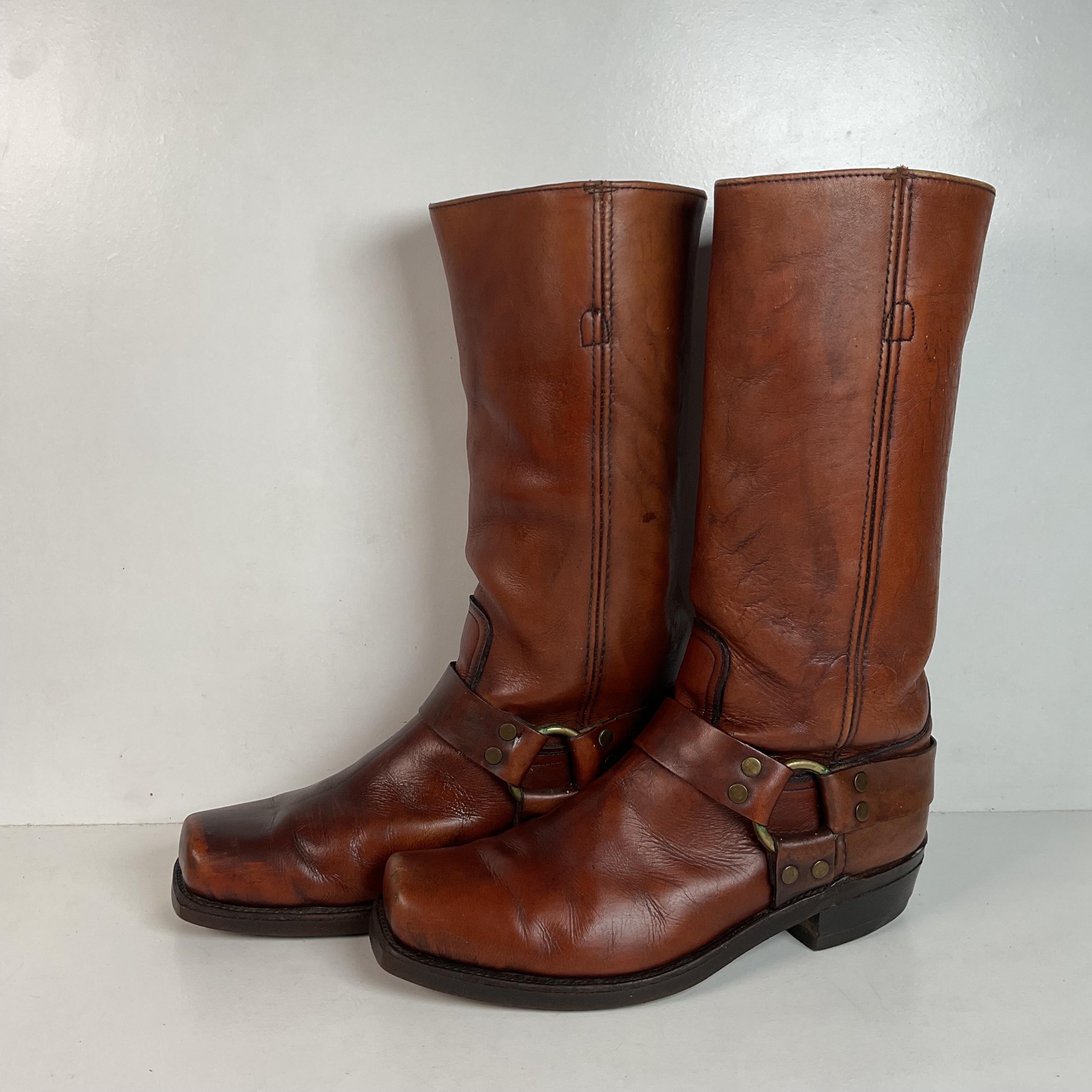 Vintage Frye ブラウン ロングブーツ 6 B Vintage Frye Boots - Etsy