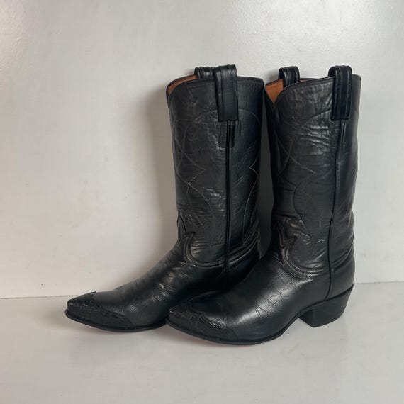 1960s Tony Lama Cowboy Boots Men's 6 Extra Narrow | Women's 7