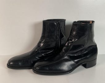 靴 70s~ FLORSHEIM side-zip boots 1960's-70's Side Zip Boots - Florsheim Designer Collection