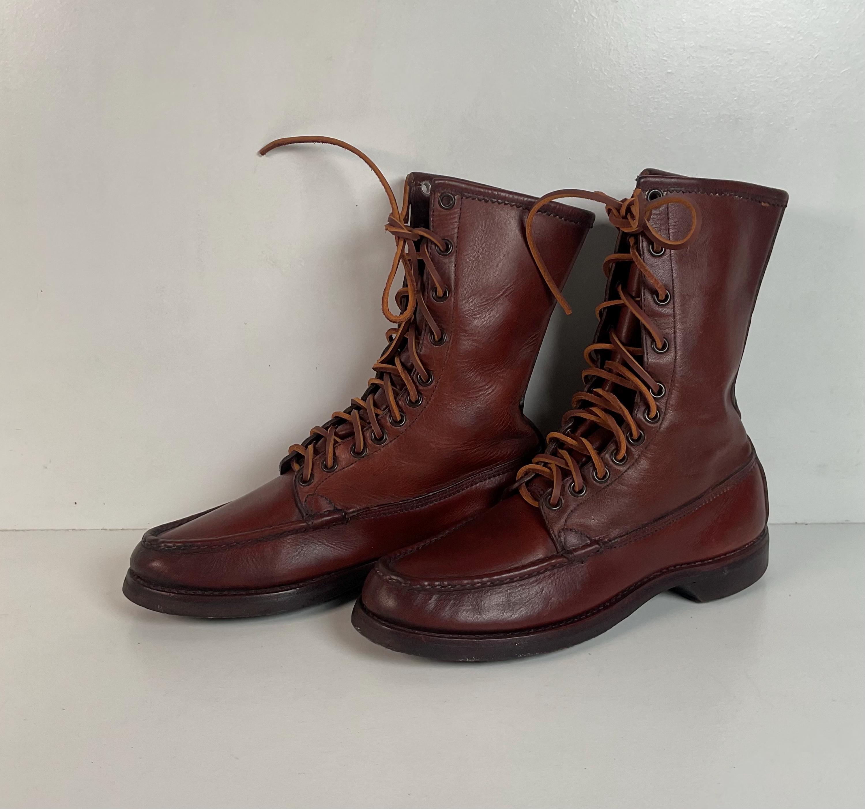 Russell Moccasin Boots - Etsy