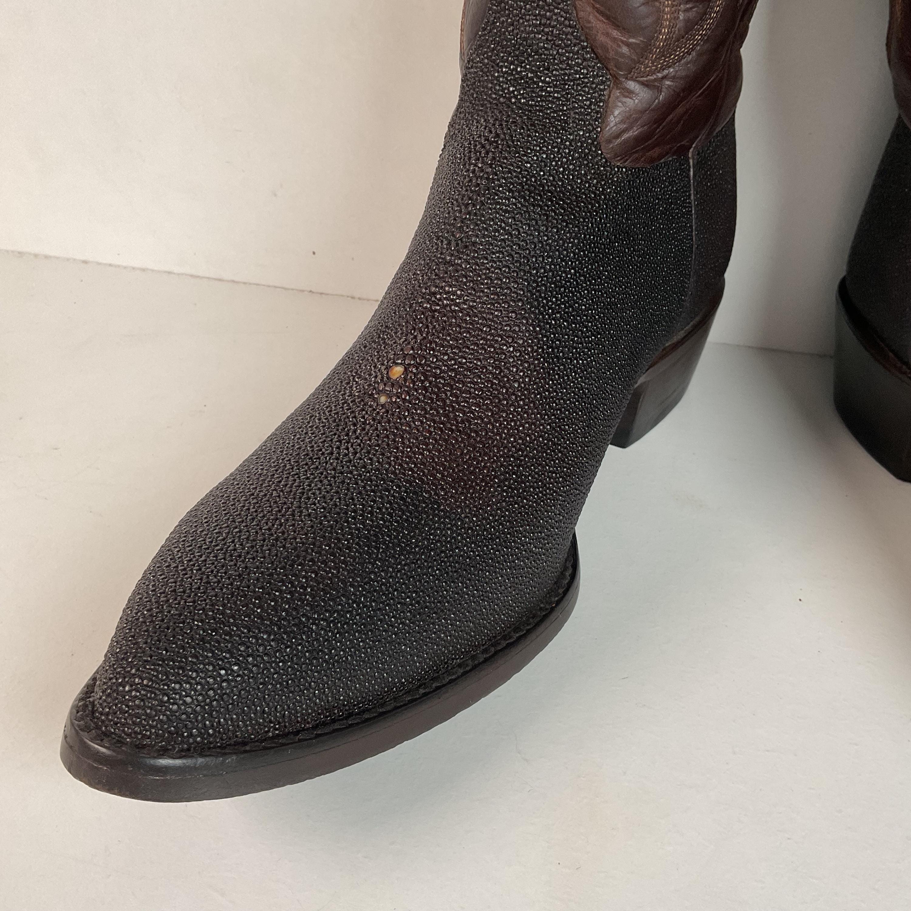 Boota Rikshaw Alvies Rickshaw Stingray Cowboy Boots 10.5 E Exotic - Etsy