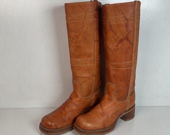 Georgia Tall Suede Engineer Boots Men display picture 2