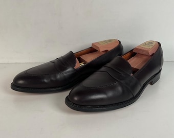 Alden Men's 683 | Full Strap Slip On | Burgundy Calfskin | 11 B (Narrow)