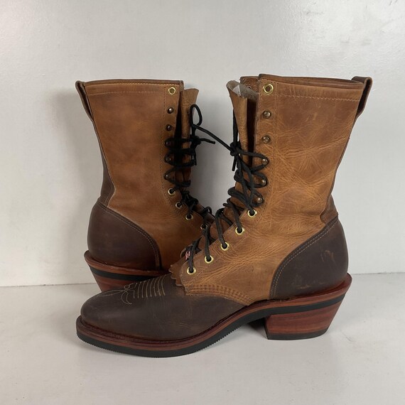 Chippewa Crazy Horse Packer Boots Men’s 13 EE USA Made Chippewa crazy horse packer - Gem main image 3