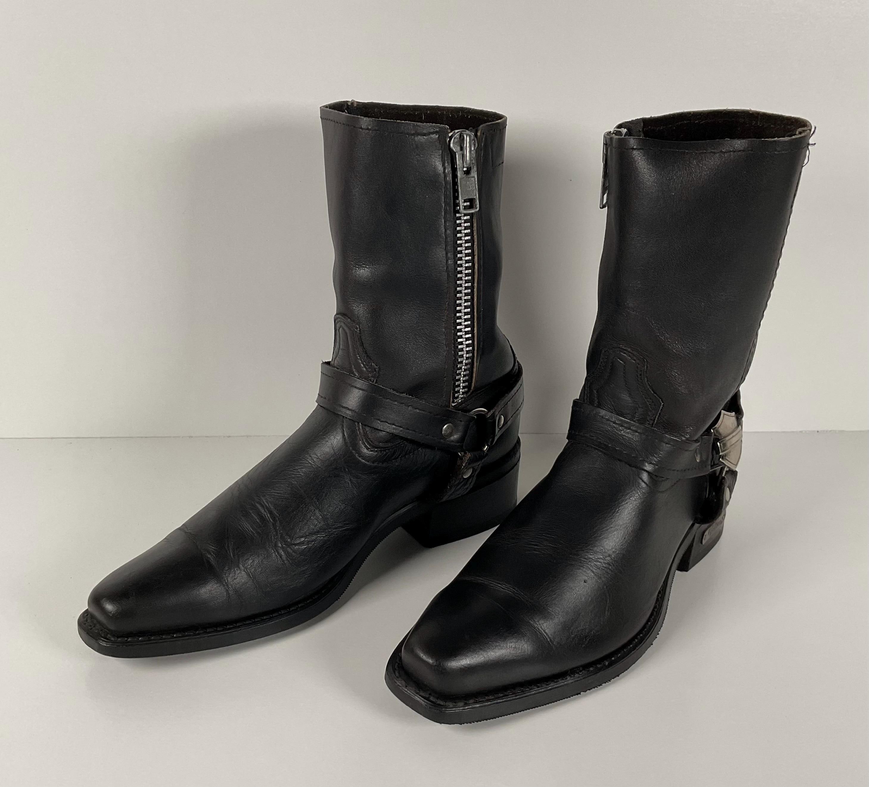 Vintage Harley Davidson Boot - Etsy